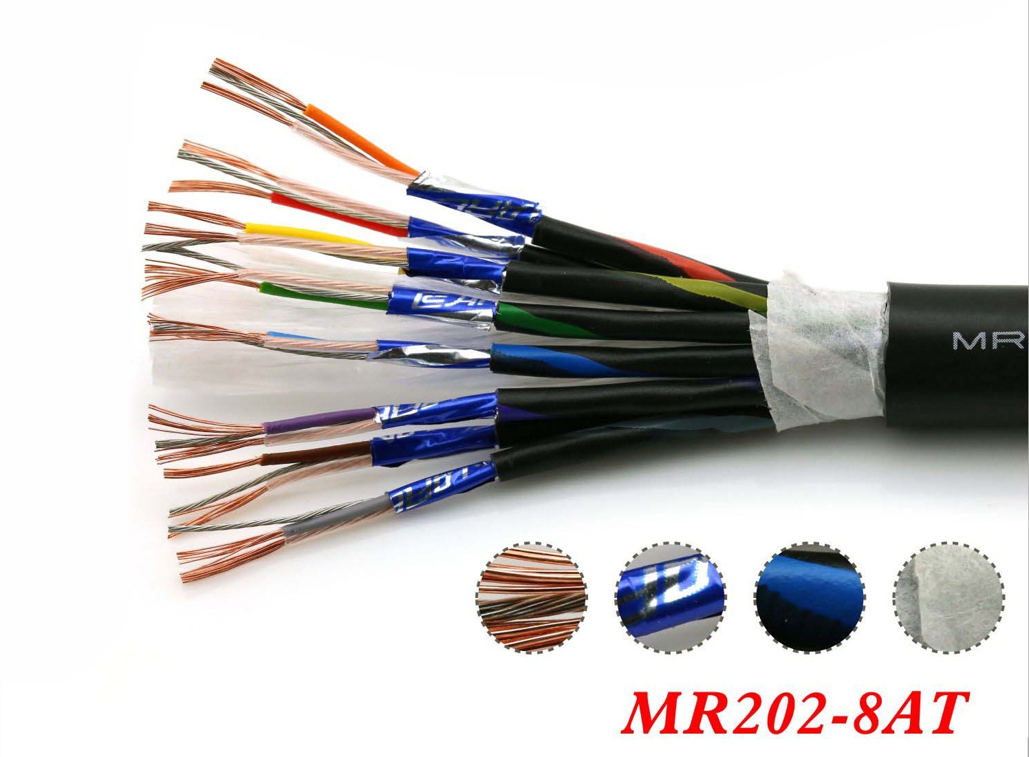 Cáp audio MR202-8AT